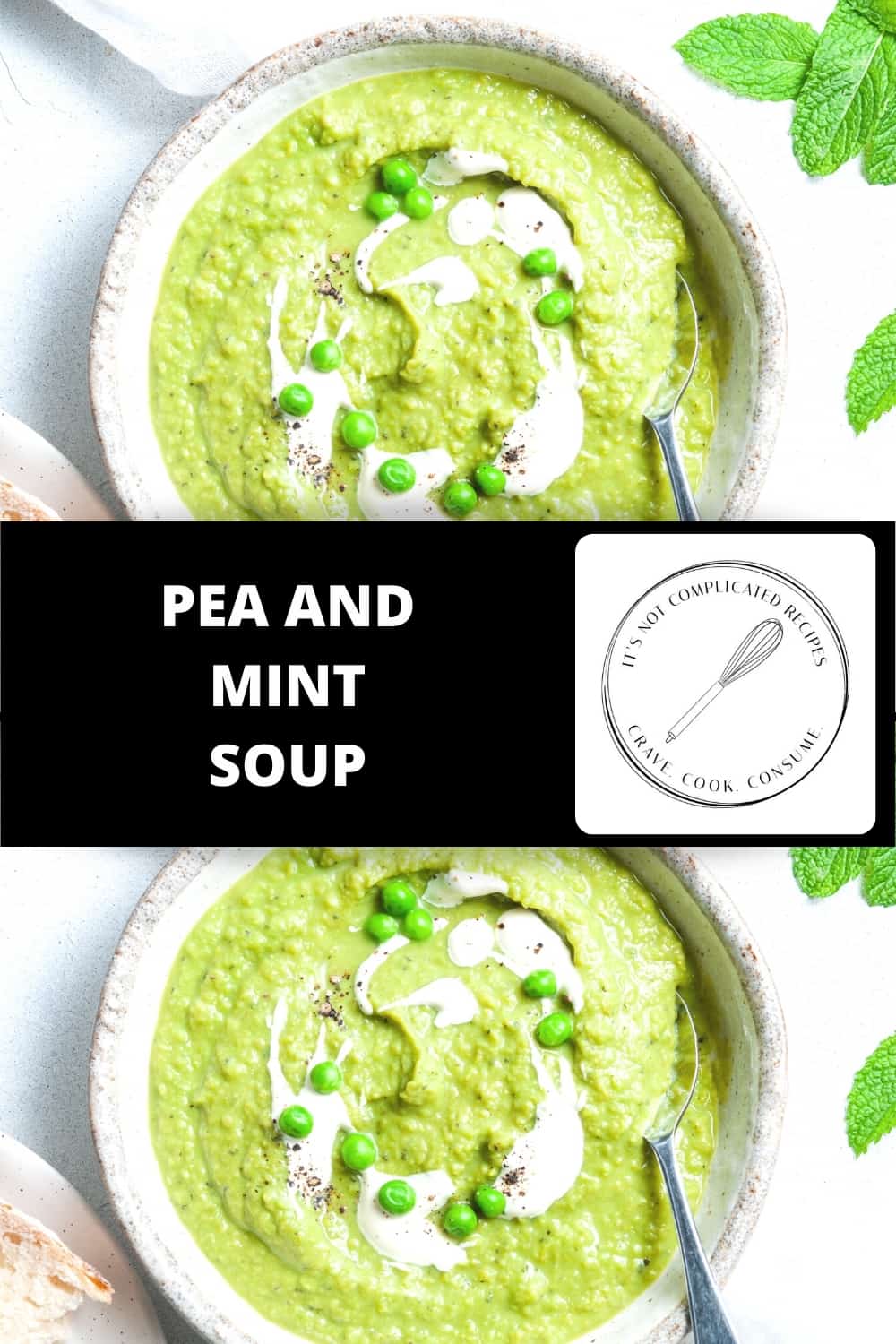 Pea and Mint Soup - It's Not Complicated Recipes