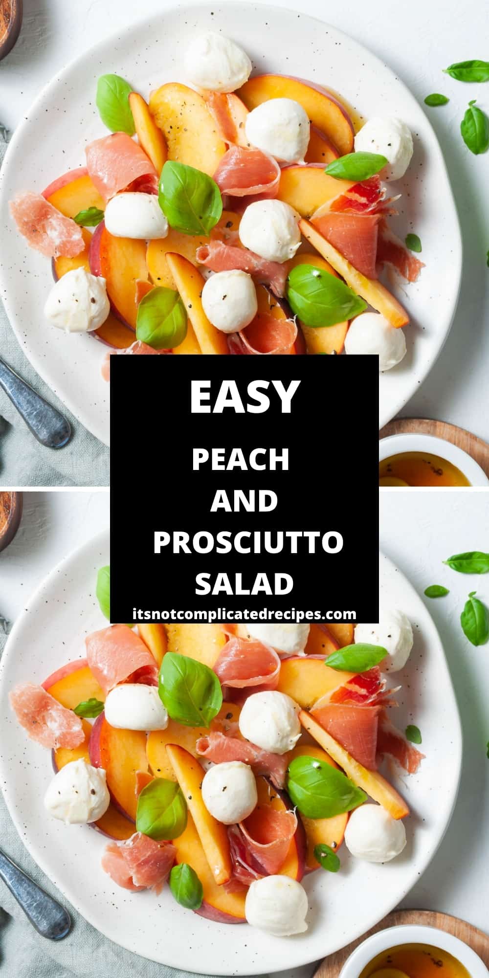 Peach and Prosciutto Salad - It's Not Complicated Recipes