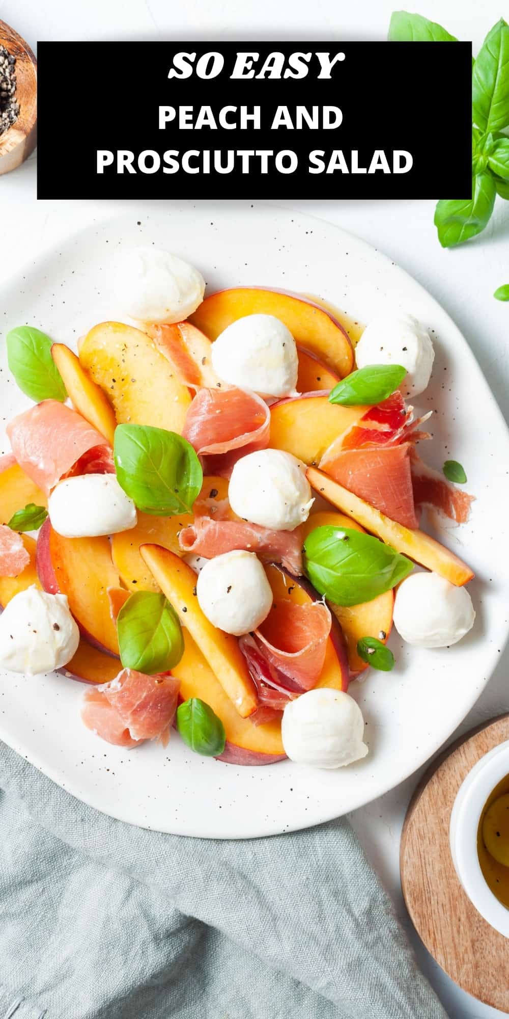 Peach and Prosciutto Salad - It's Not Complicated Recipes