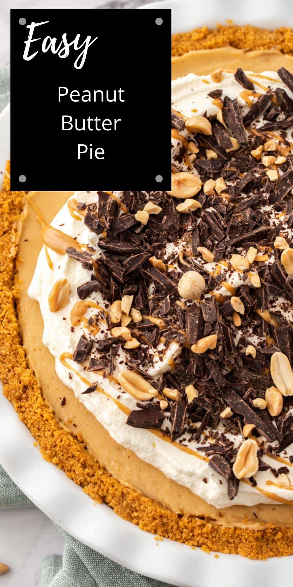 Peanut Butter Pie - It's Not Complicated Recipes