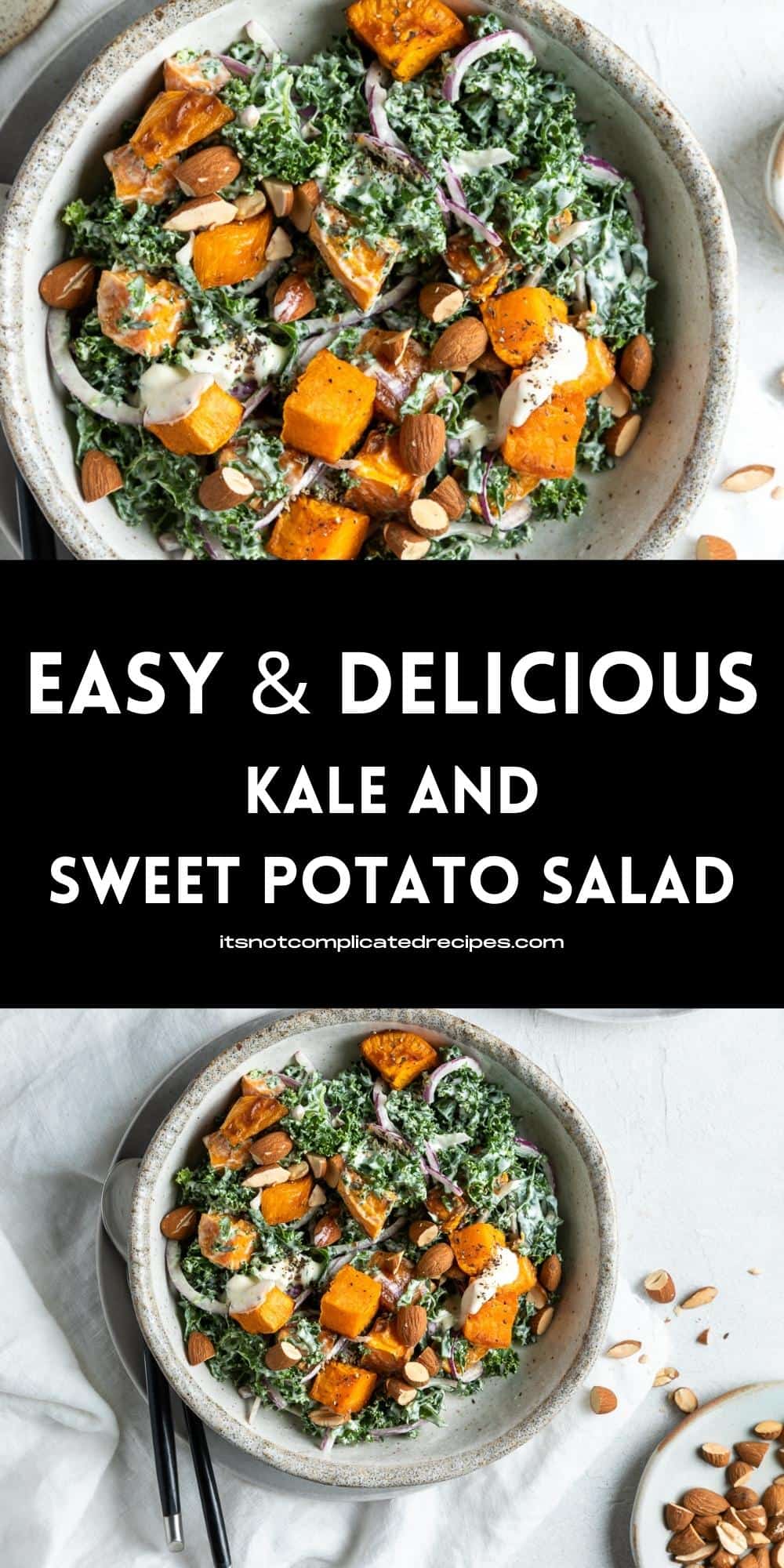 Kale and Sweet Potato Salad - It's Not Complicated Recipes