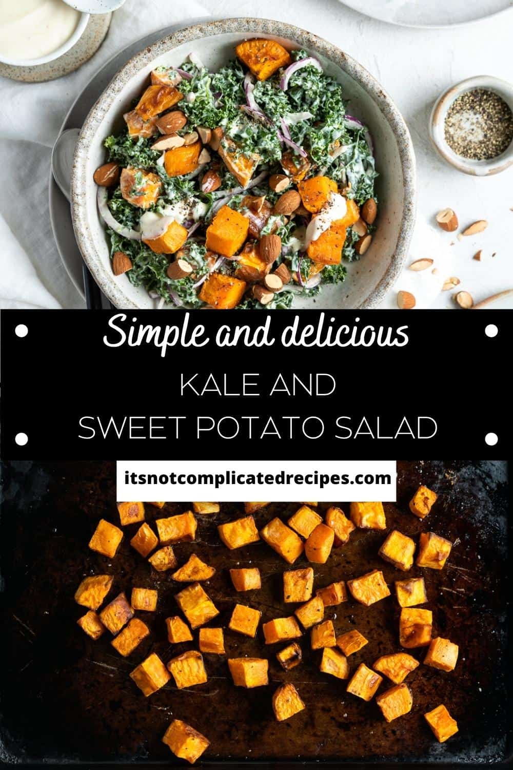 Kale and Sweet Potato Salad - It's Not Complicated Recipes