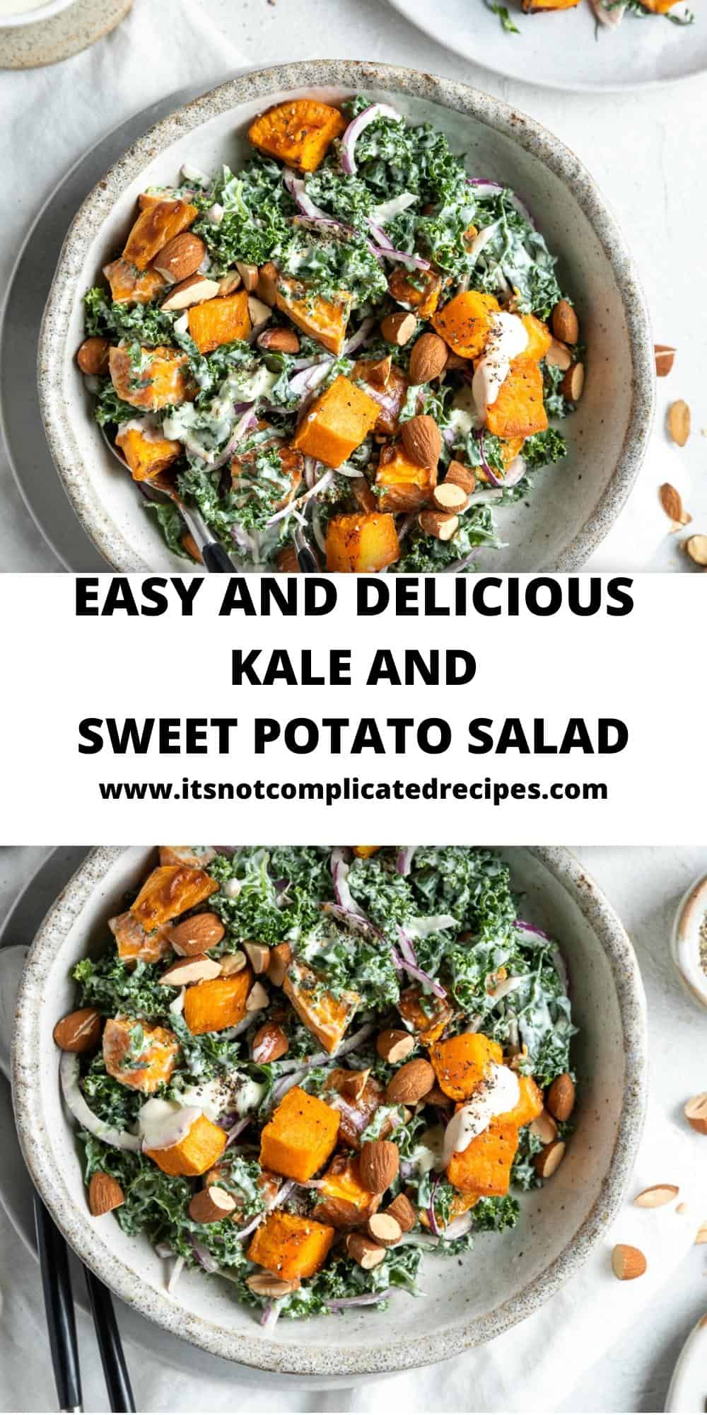 Kale and Sweet Potato Salad - It's Not Complicated Recipes