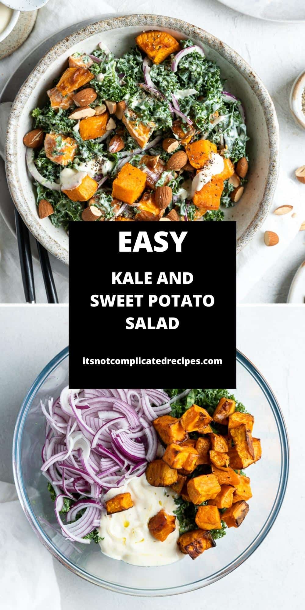 Kale and Sweet Potato Salad - It's Not Complicated Recipes