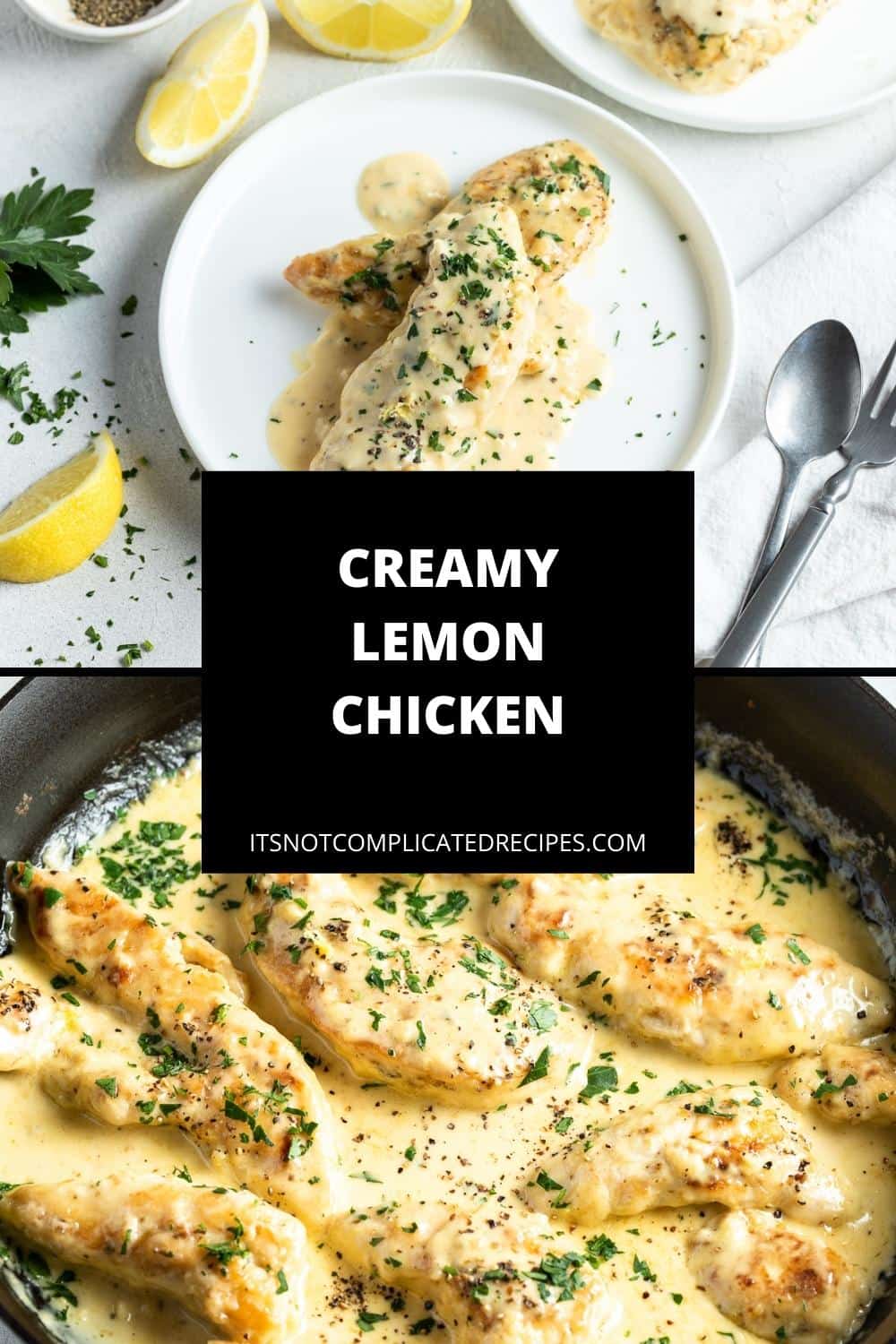 Creamy Lemon Chicken - It's Not Complicated Recipes
