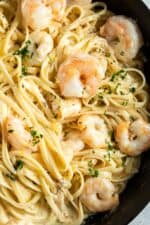 Creamy Prawn Linguine - It's Not Complicated Recipes