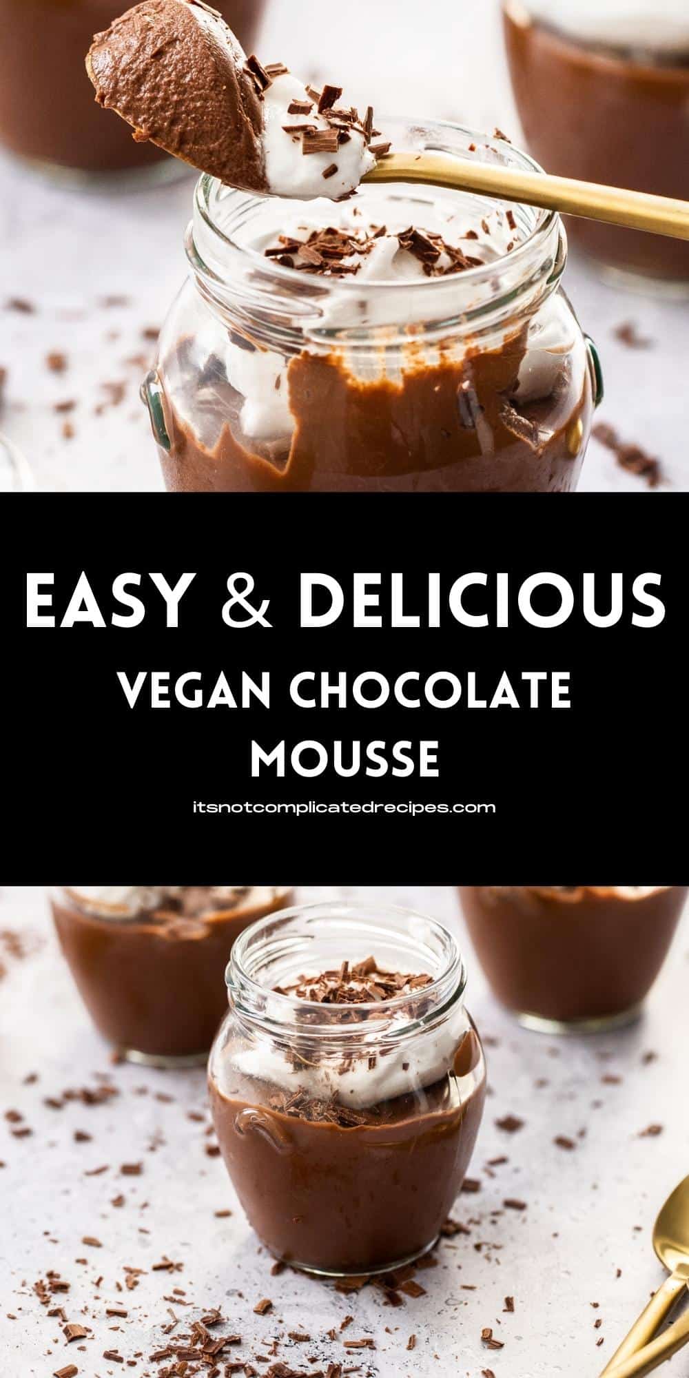 Vegan Chocolate Mousse - It's Not Complicated Recipes