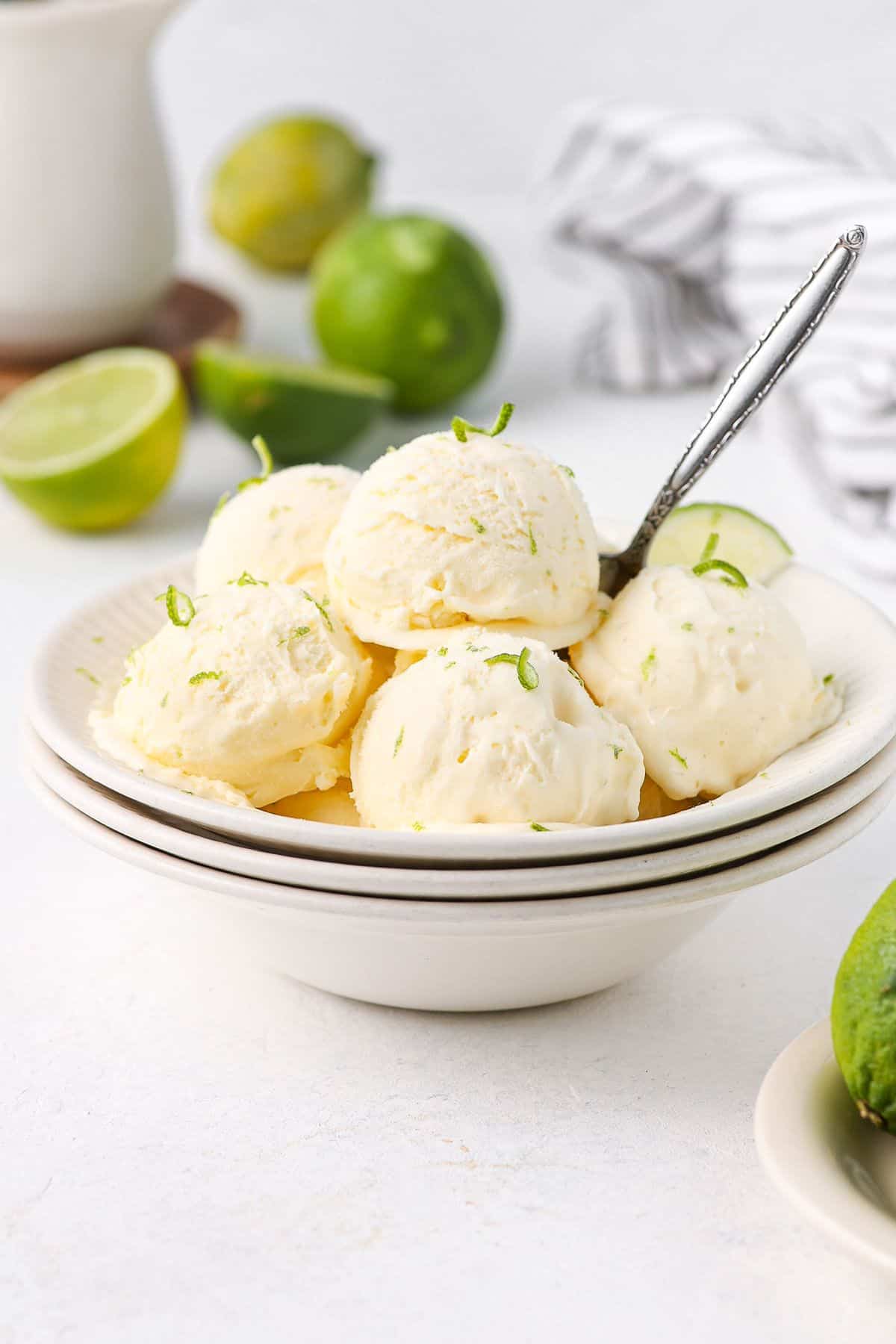 Lime ice cream outlet without ice cream maker