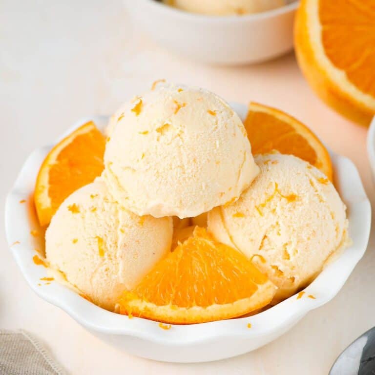 No-Churn Orange Ice Cream - It's Not Complicated Recipes