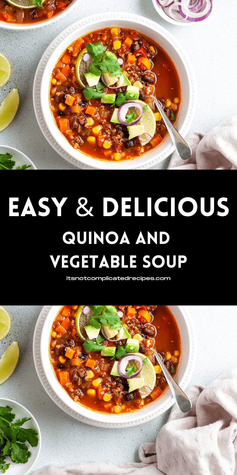 Quinoa Vegetable Soup - It's Not Complicated Recipes