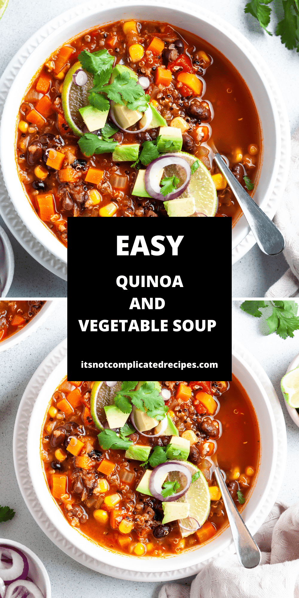 Quinoa Vegetable Soup - It's Not Complicated Recipes