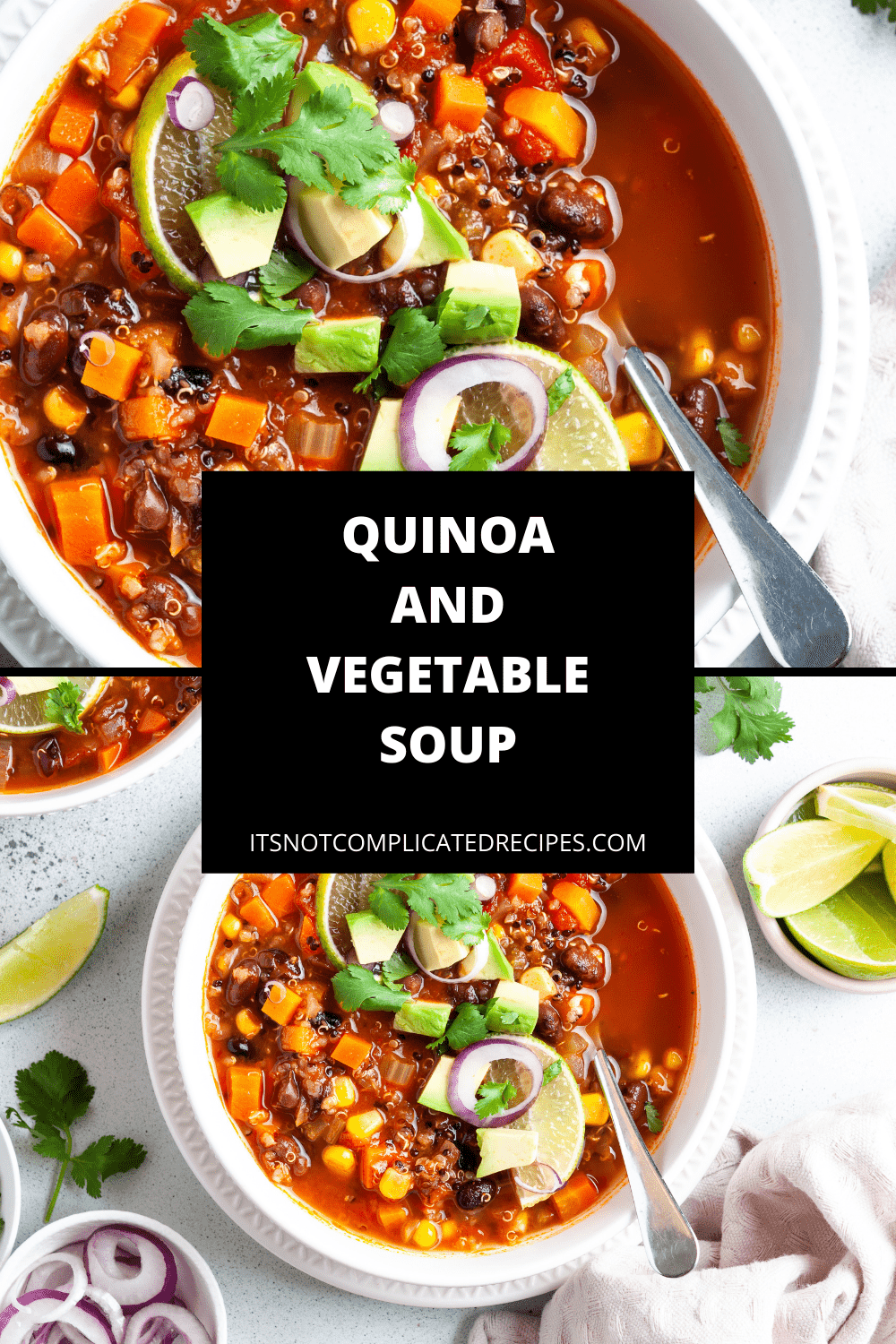 Quinoa Vegetable Soup - It's Not Complicated Recipes