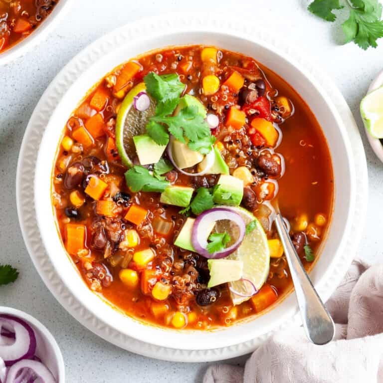 Quinoa Vegetable Soup - It's Not Complicated Recipes