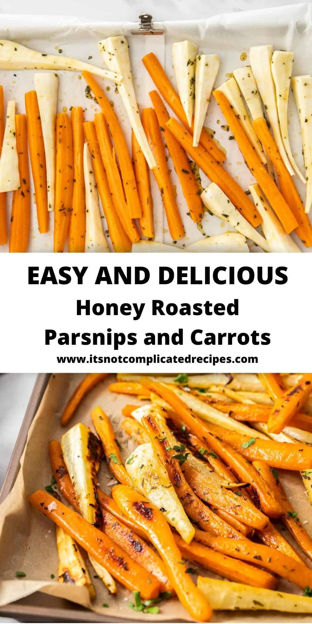 Honey Roasted Parsnips and Carrots - It's Not Complicated Recipes