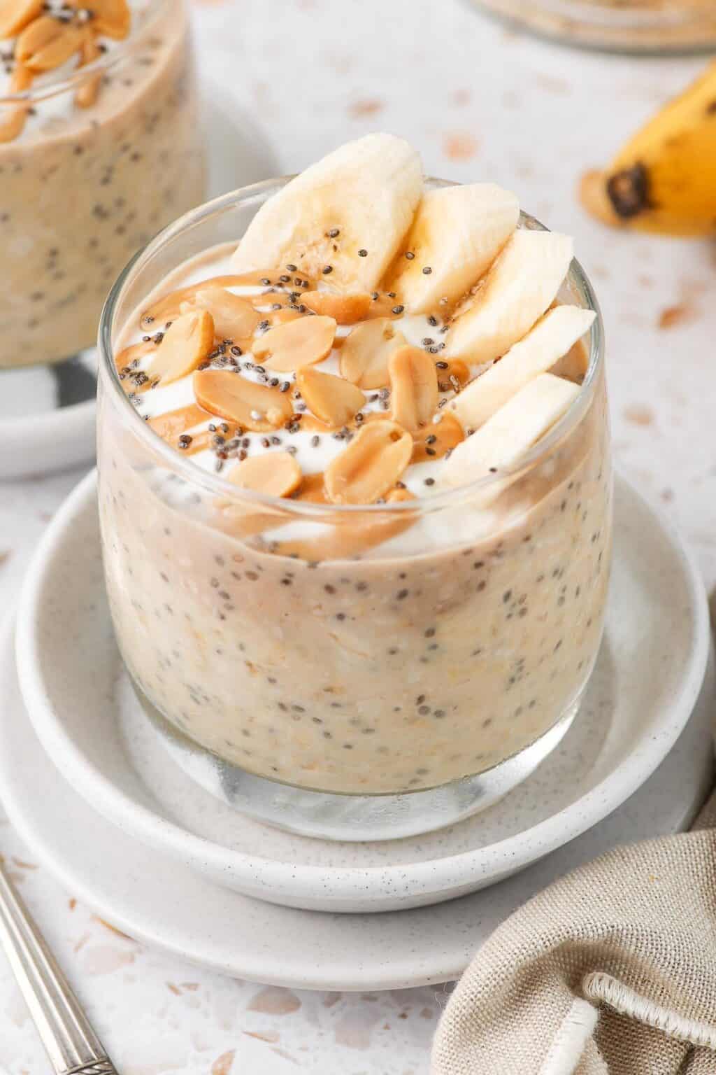 Peanut Butter Banana Overnight Oats Its Not Complicated Recipes