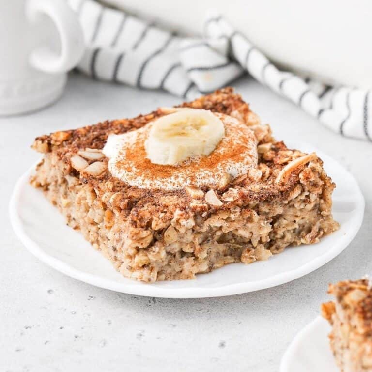 Baked Banana Oatmeal - It's Not Complicated Recipes