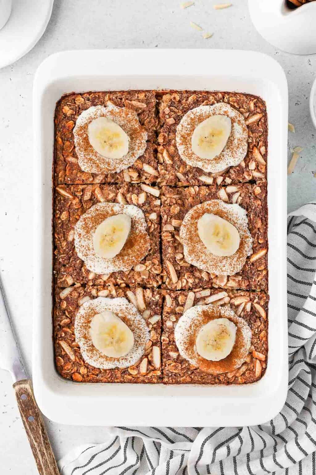 Baked Banana Oatmeal - It's Not Complicated Recipes