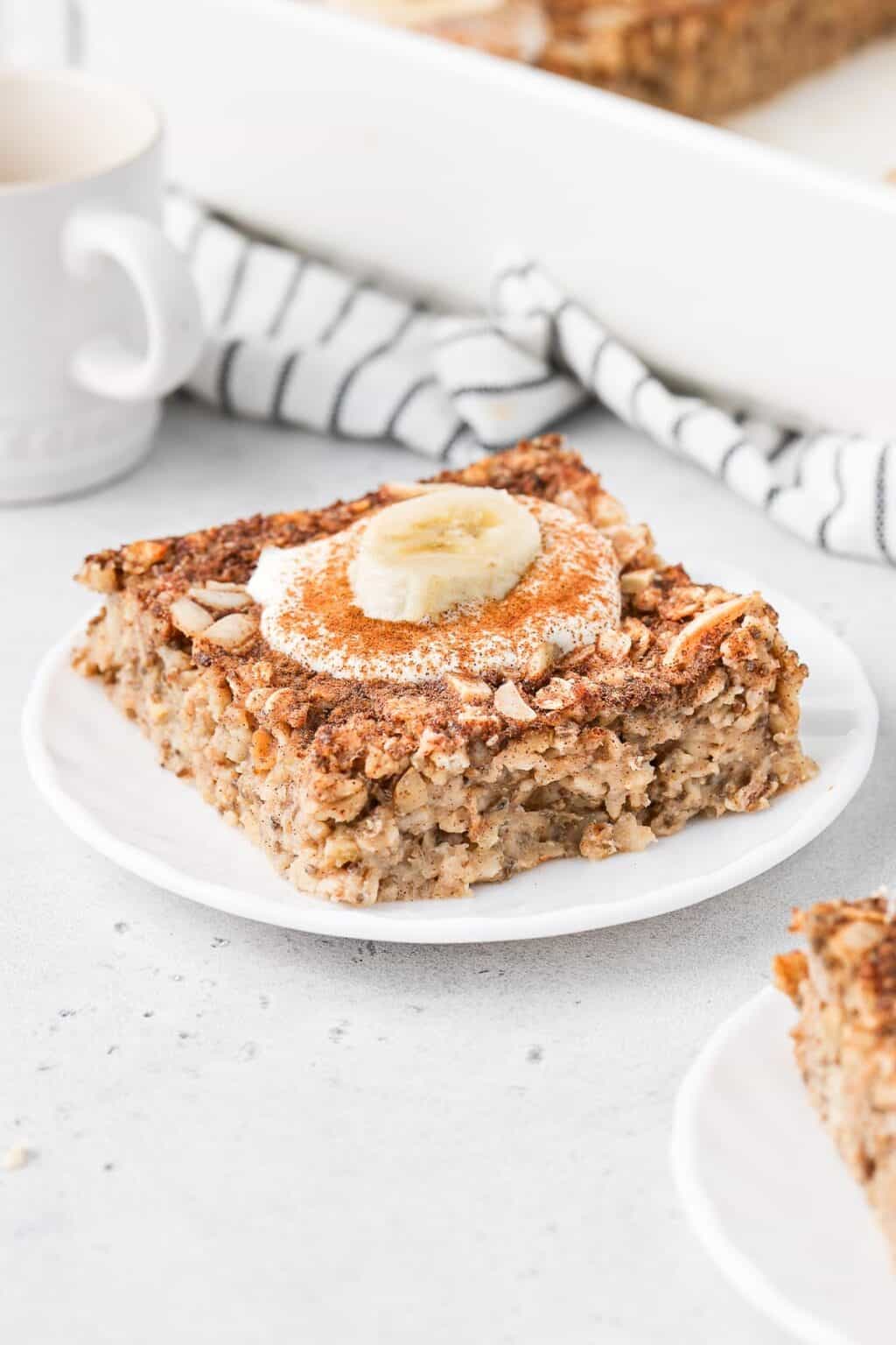 Baked Banana Oatmeal - It's Not Complicated Recipes