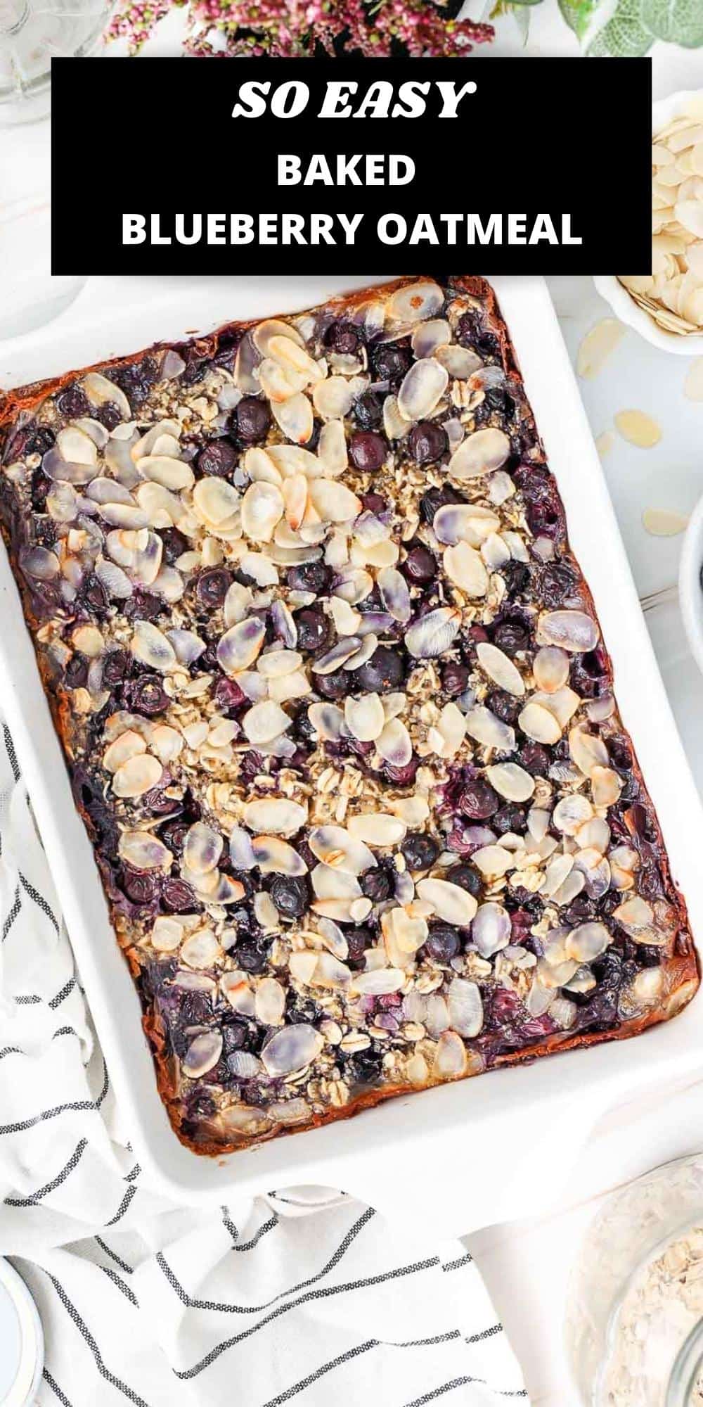 Baked Blueberry Oatmeal - It's Not Complicated Recipes