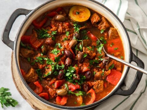 Dutch Oven Mediterranean Beef Stew