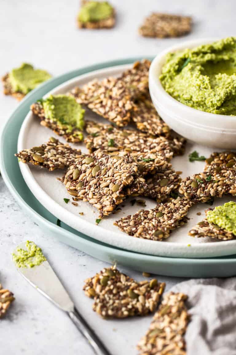 Mixed Seed Crackers Gluten Free and Vegan It's Not Complicated Recipes