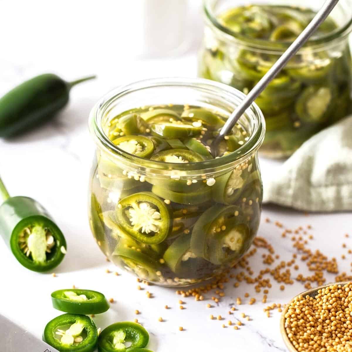 Homemade Pickled Jalapeños - It's Not Complicated Recipes