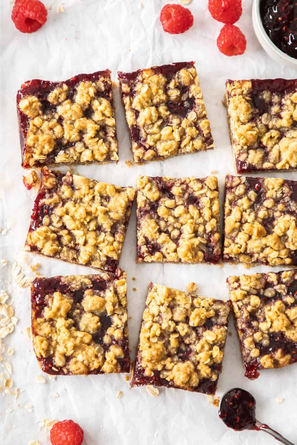 Jam Oatmeal Bars It's Not Complicated Recipes