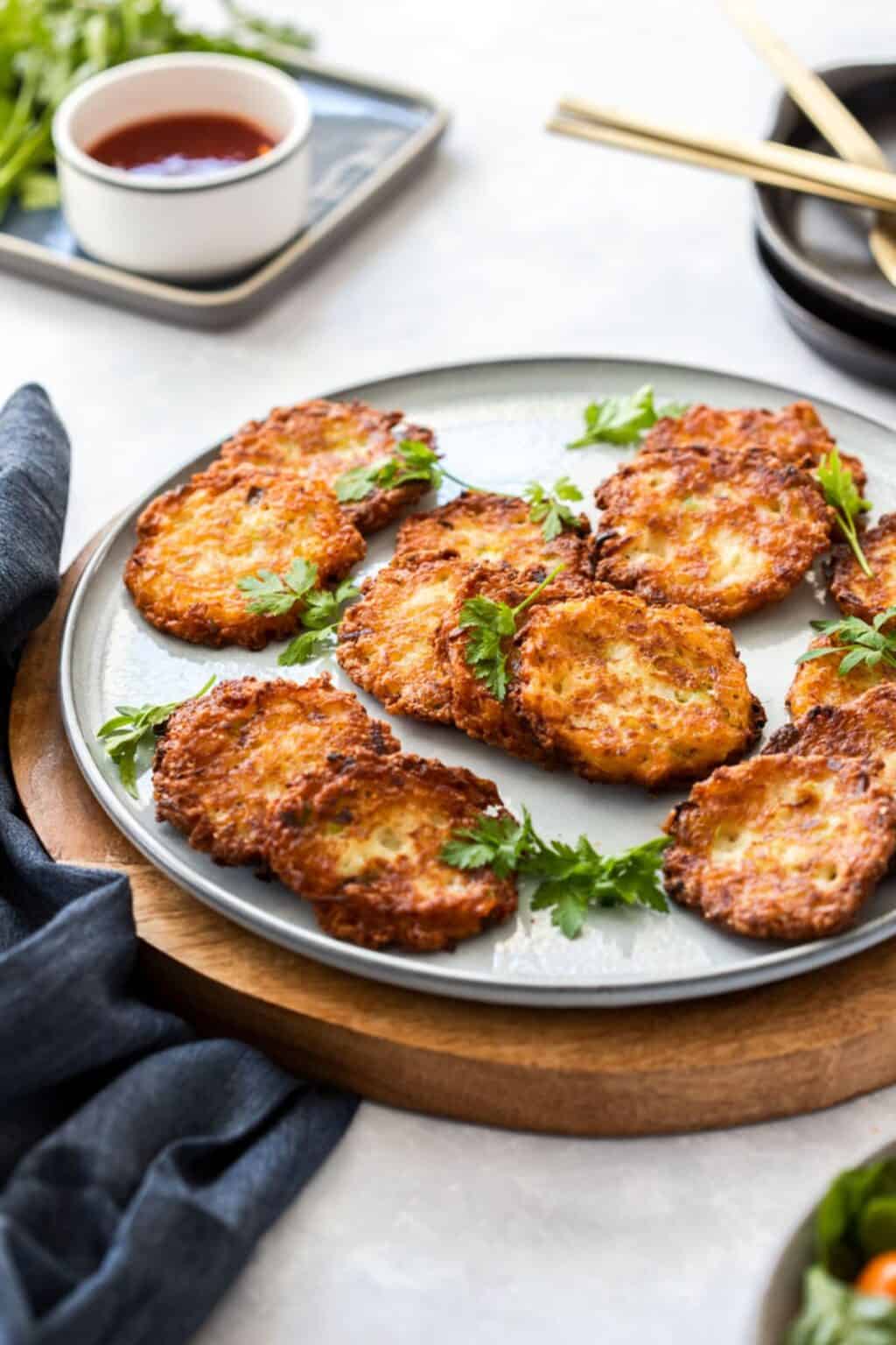 Crispy Onion Fritters (Vegan and Gluten Free) It's Not Complicated