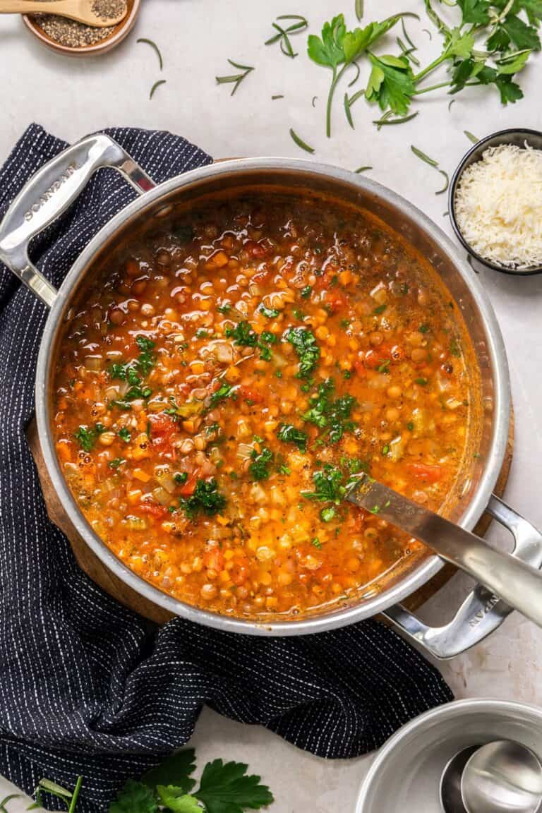 Italian Lentil Soup (Zuppa di Lenticchie) - It's Not Complicated Recipes