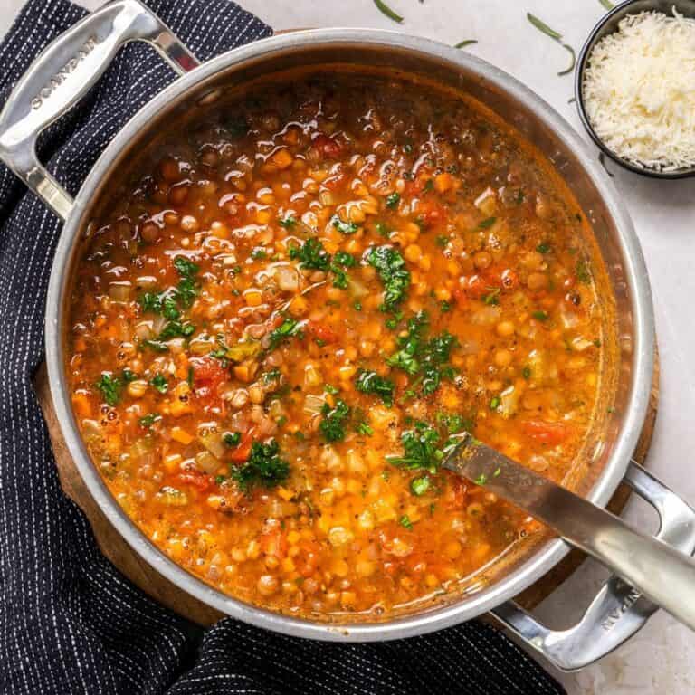 Italian Lentil Soup (Zuppa di Lenticchie) - It's Not Complicated Recipes