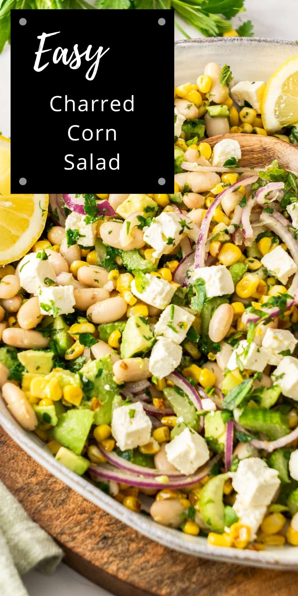 Charred Corn Salad - It's Not Complicated Recipes