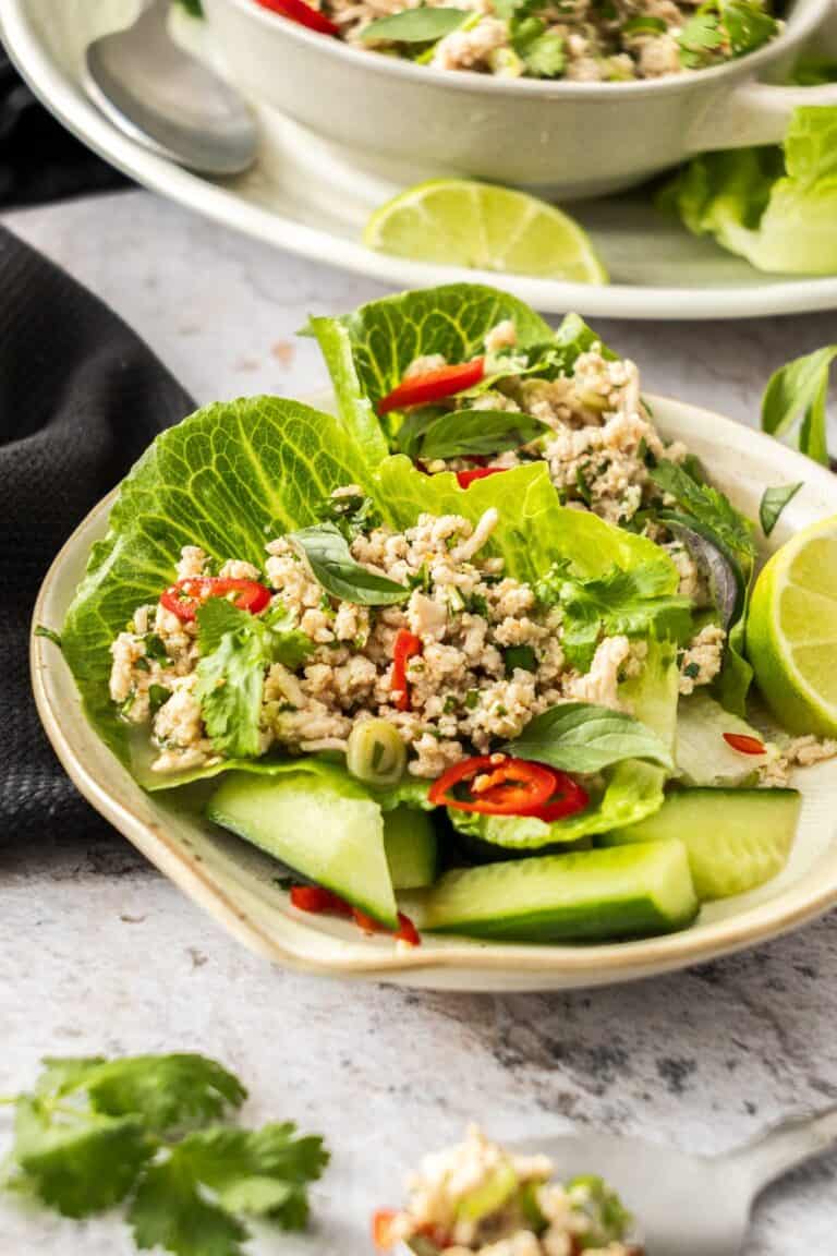 Larb Gai (Thai Chicken Larb) - It's Not Complicated Recipes