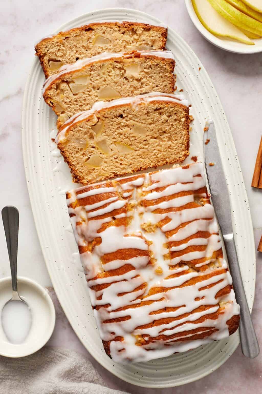 Pear Loaf Cake - It's Not Complicated Recipes