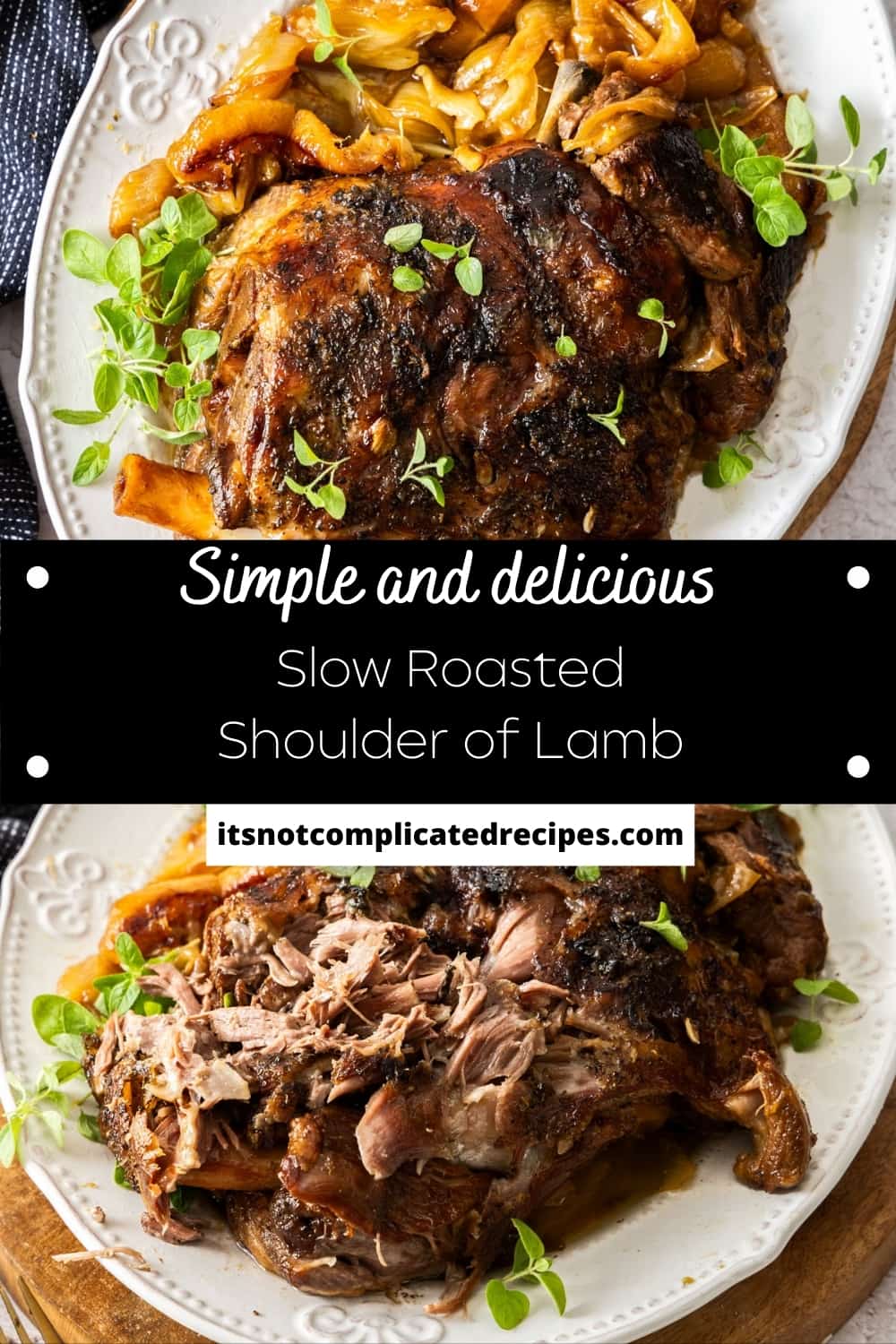 Slow Roasted Lamb Shoulder with Fennel and Lemon - It's Not Complicated
