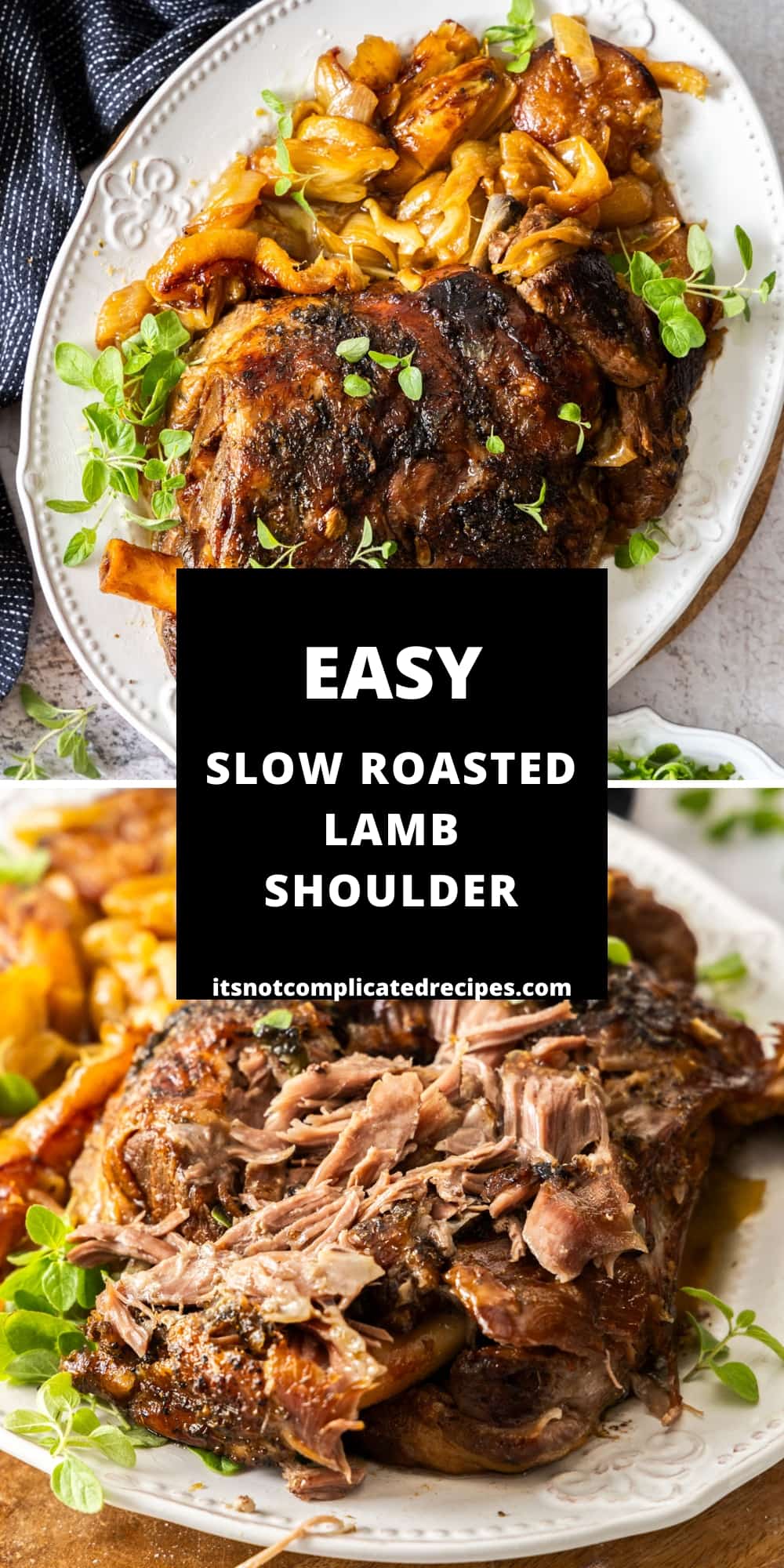 Slow Roasted Lamb Shoulder with Fennel and Lemon - It's Not Complicated