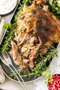 Slow Roasted Leg of Lamb - It's Not Complicated Recipes