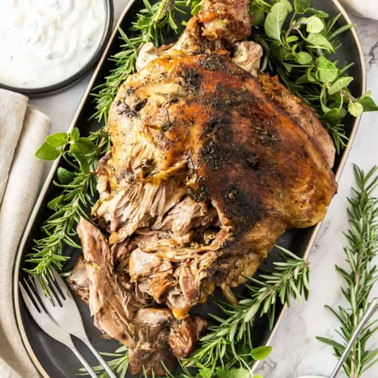 Slow Roasted Leg Of Lamb - It's Not Complicated Recipes