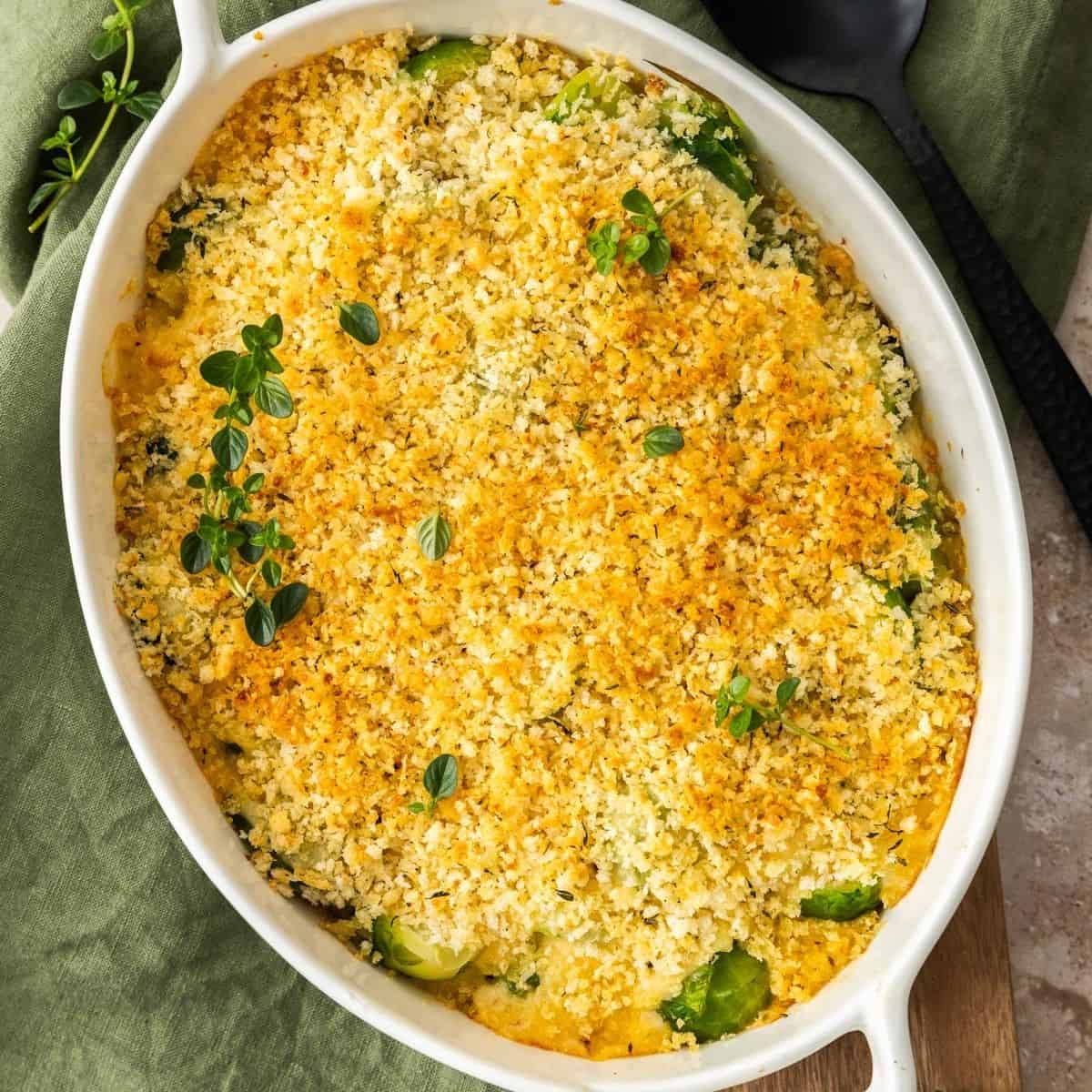 Brussels Sprouts Gratin