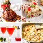 Pinterest pin with images of Must Make Christmas Recipes.