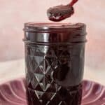 Pinterest image with photo of Cherry Jam.