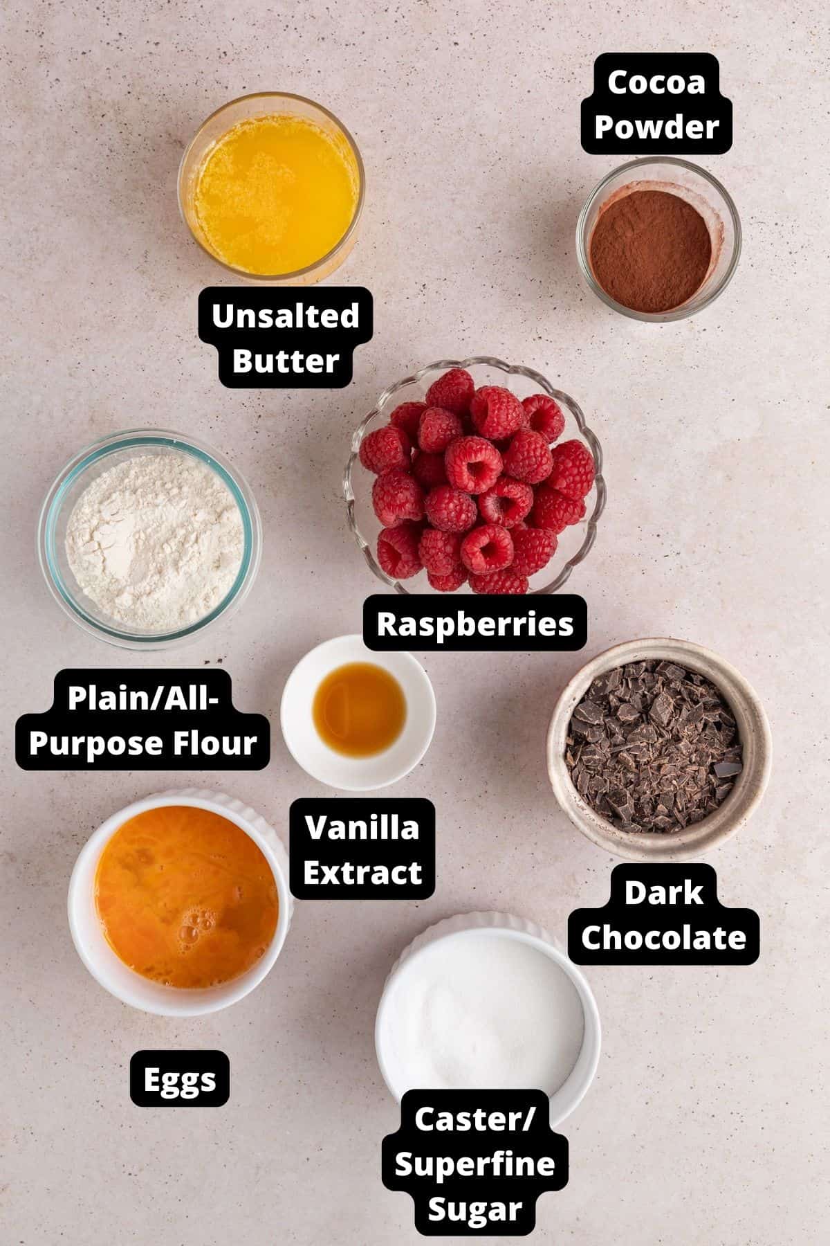 Ingredients in this recipe on a pink marble background.