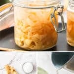 Pinterest image with photos of Pickled Ginger.