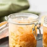 Pinterest image with photo of Pickled Ginger.