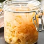 Pinterest image with photo of Pickled Ginger.